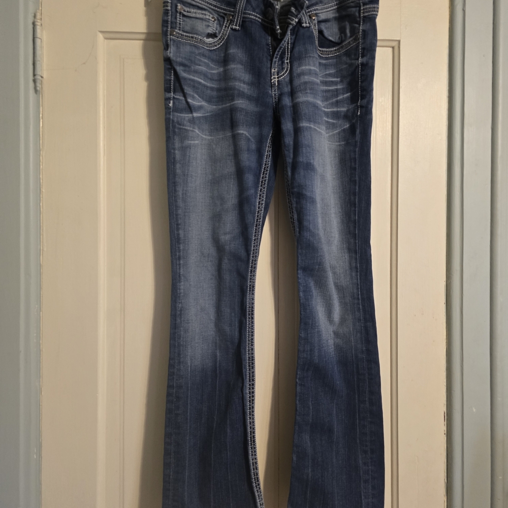 BKE Women's Classic Blue Boot Cut Jeans
